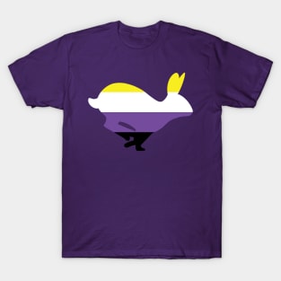 Pride Animals- Nonbinary Rabbit T-Shirt